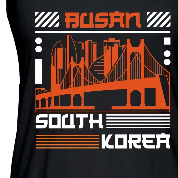 Busan South Korea Ladies Essential Flowy Tank