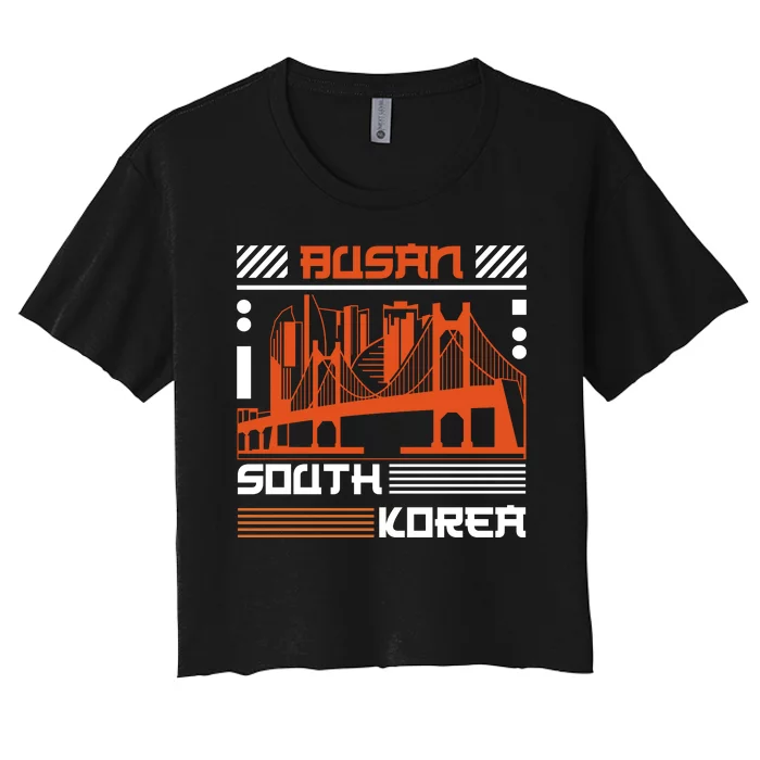 Busan South Korea Women's Crop Top Tee