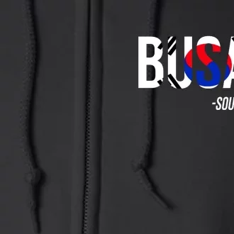 Busan South Korea Full Zip Hoodie