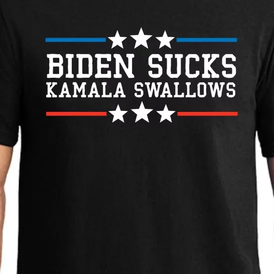 Biden Sucks Kamala Swallows Funny Biden And Kamala Pajama Set