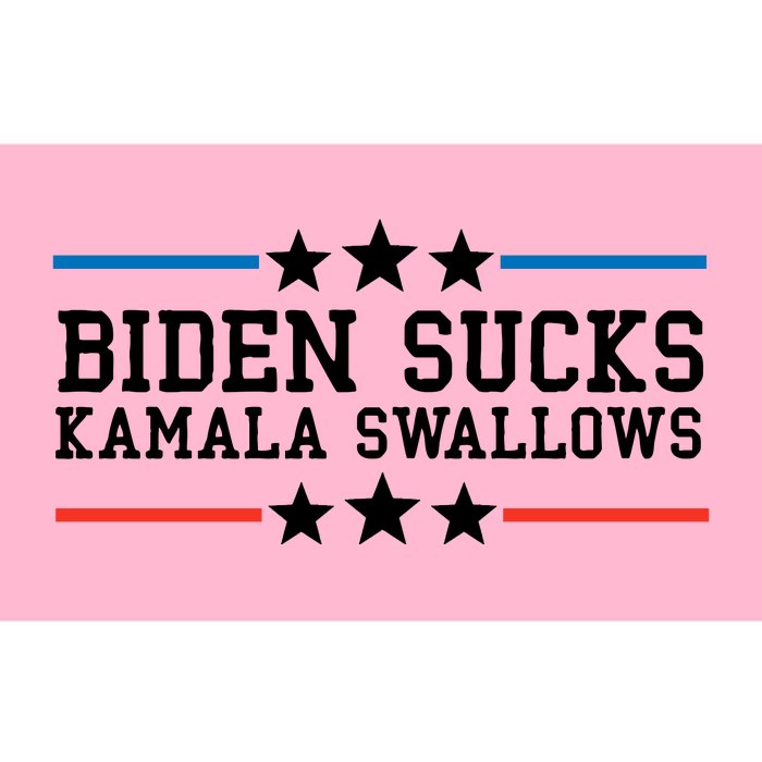 Biden Sucks Kamala Swallows Funny Biden And Kamala Bumper Sticker