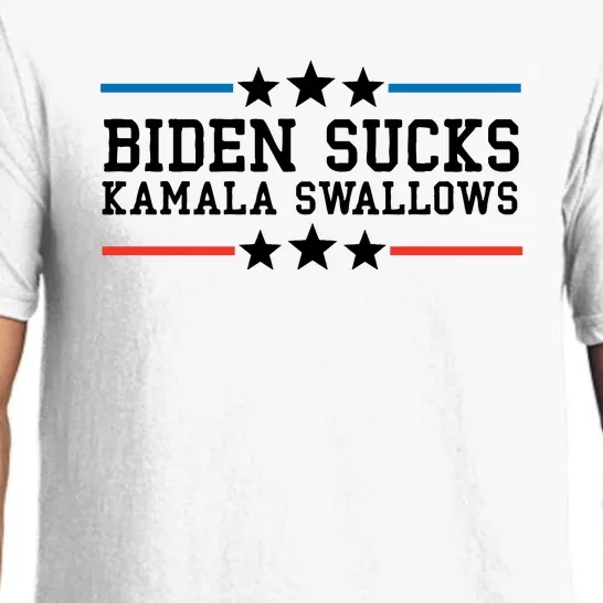 Biden Sucks Kamala Swallows Funny Biden And Kamala Pajama Set