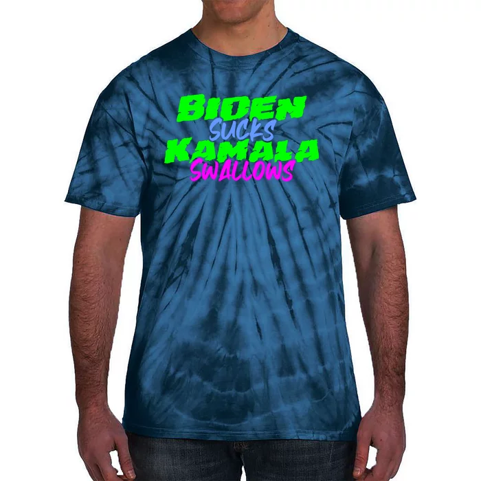 Biden Sucks Kamala Swallows Tie-Dye T-Shirt