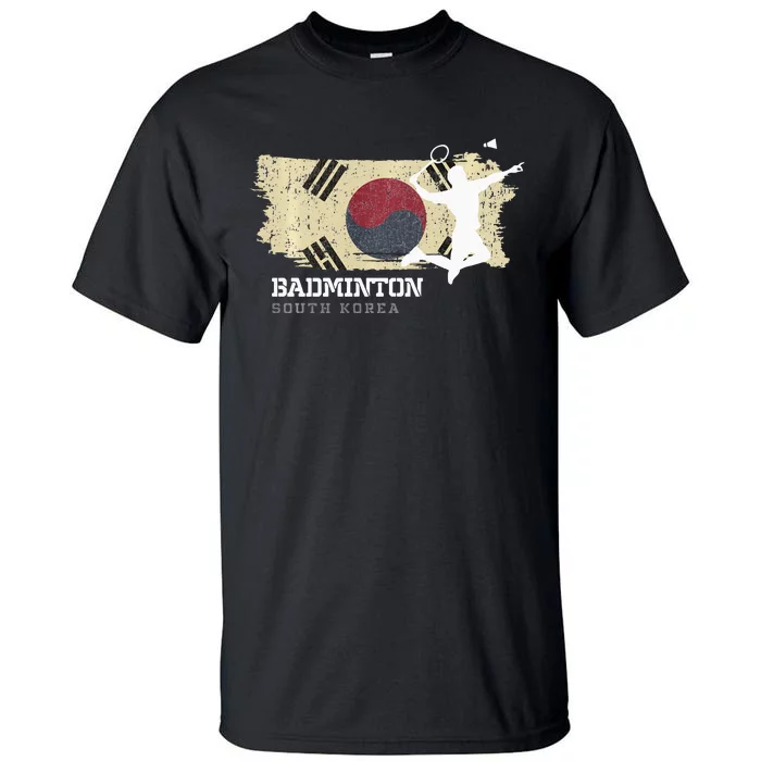 Badminton South Korea Net Games Player Badminton Tall T-Shirt