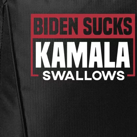 Biden Sucks Kamala Swallows City Backpack