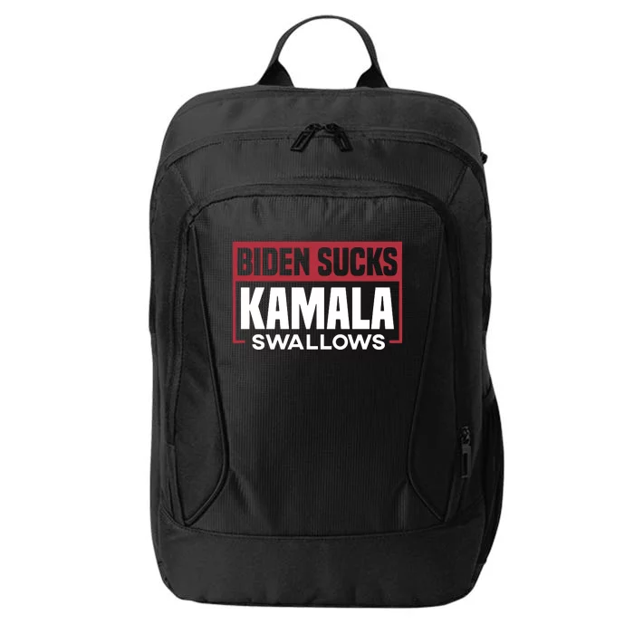 Biden Sucks Kamala Swallows City Backpack