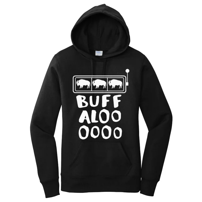 Buffalo Slots Lucky Casino Wear Women's Pullover Hoodie