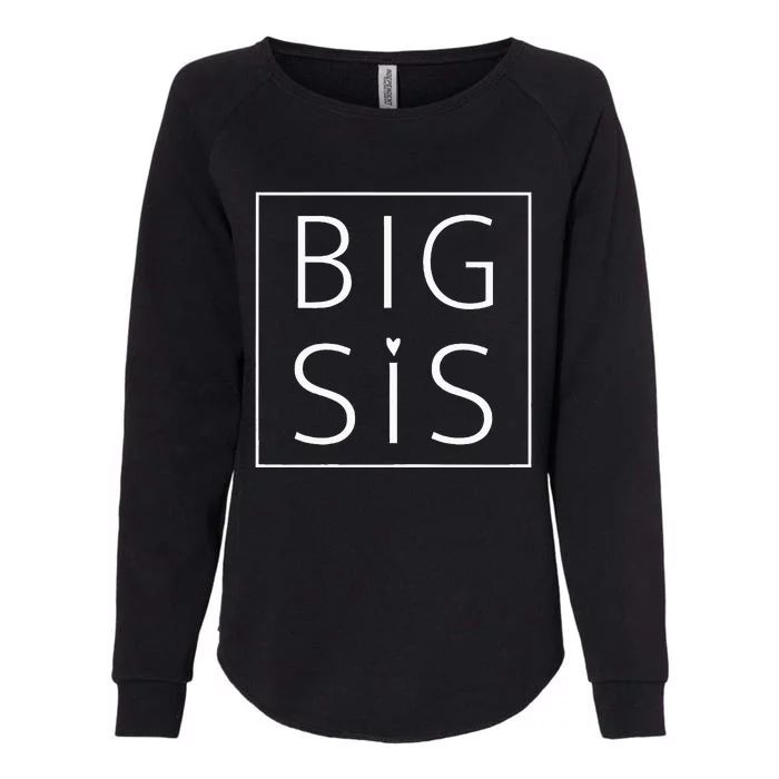 Big Sis Lil Sis Big Sister Little Sister Matching Sibling Womens California Wash Sweatshirt