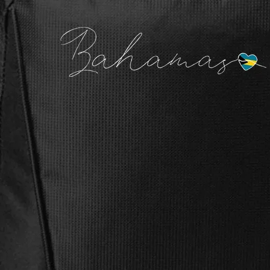 Bahamas Simple Love Bahamian Flag Heart On Bahamas City Backpack