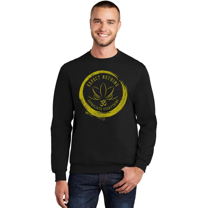 Buddhism Saying Lotus Flower Om Symbol Yoga Gift Sweatshirt