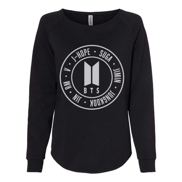 Bts Student Life Gift For Girlfriend Kpop Suga Jhope Womens California Wash Sweatshirt