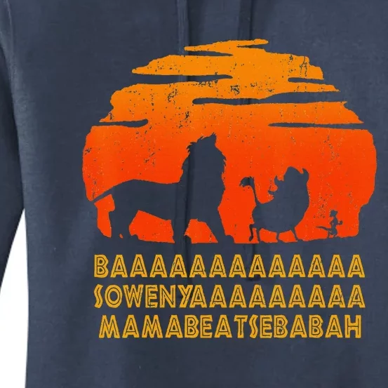 Baaa Sowenyaaa Lion African King Women's Pullover Hoodie