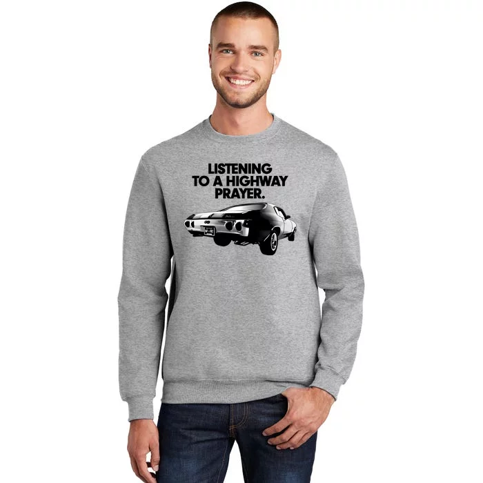 Billy Strings Listening To A Highway Prayers 2024 Tall Sweatshirt