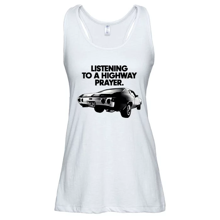 Billy Strings Listening To A Highway Prayers 2024 Ladies Essential Flowy Tank