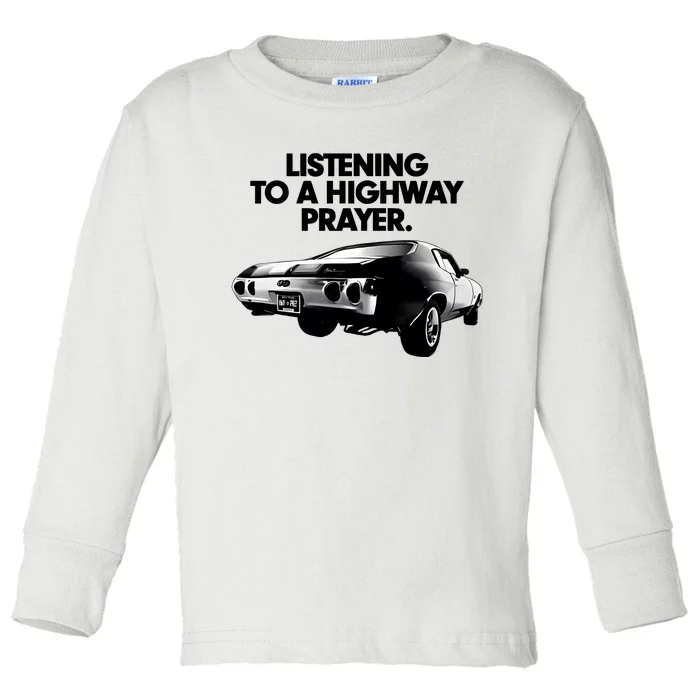 Billy Strings Listening To A Highway Prayers 2024 Toddler Long Sleeve Shirt