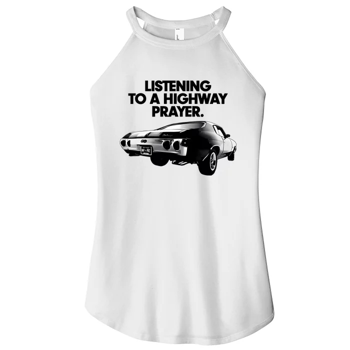 Billy Strings Listening To A Highway Prayers 2024 Women’s Perfect Tri Rocker Tank