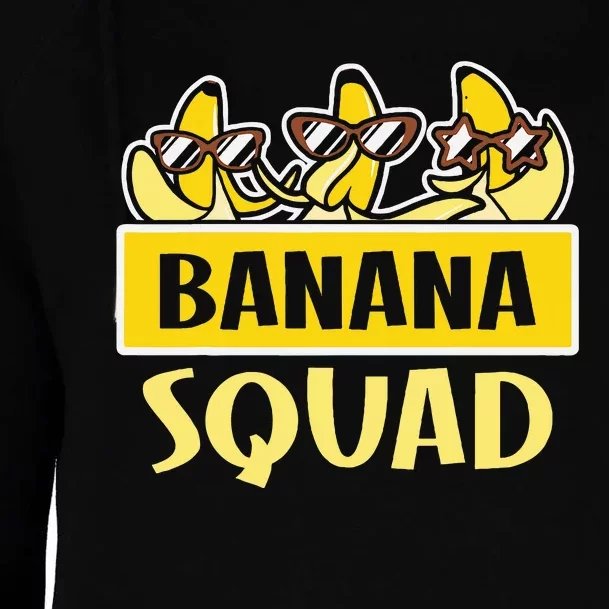 Banana Squad LetS Go Bananas Womens Funnel Neck Pullover Hood