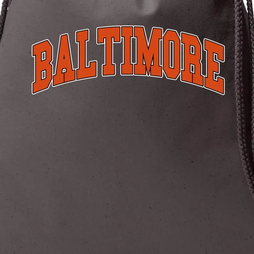 Baltimore Sports Logo Drawstring Bag