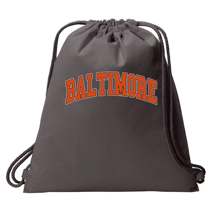 Baltimore Sports Logo Drawstring Bag