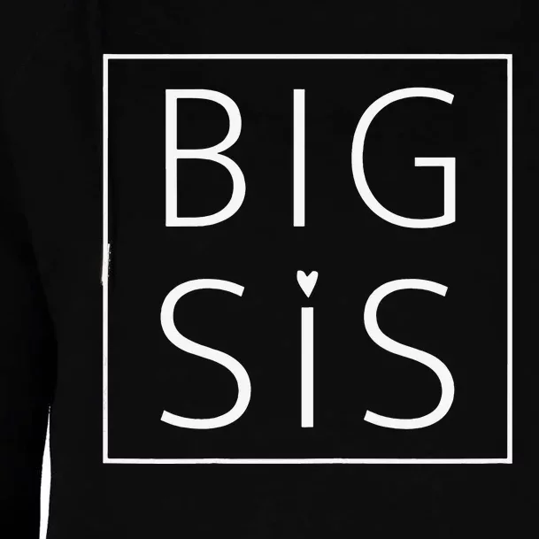 Big Sis Lil Sis Big Sister Little Sister Matching Sibling Womens Funnel Neck Pullover Hood