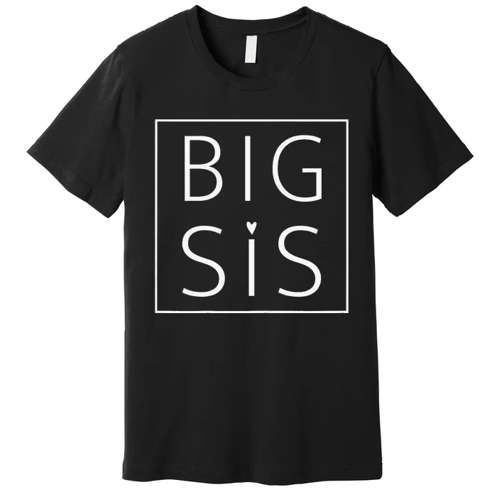 Big Sis Lil Sis Big Sister Little Sister Matching Sibling Premium T-Shirt