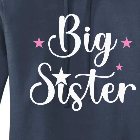 Big Sister Little Stars Women's Pullover Hoodie