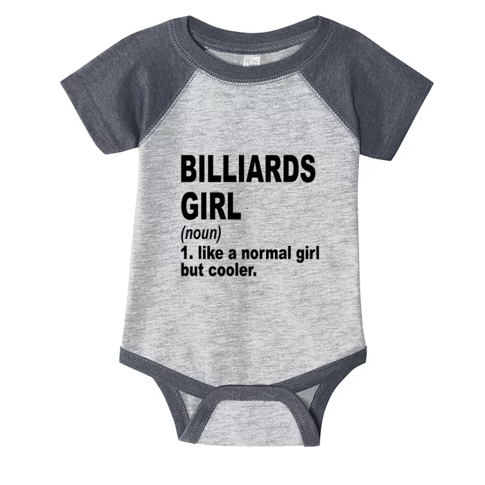 Billiards Sister L Like A Normal But Cooler Gift For Mother's Day Infant Baby Jersey Bodysuit