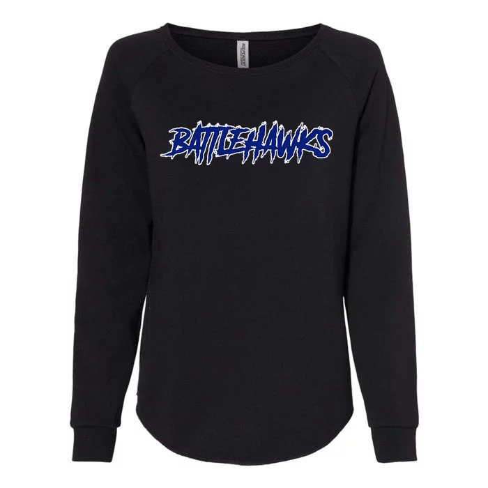 B.A.T.T.L.E.H.A.W.K.S St. Louis Football Tailgate Kakaw Womens California Wash Sweatshirt