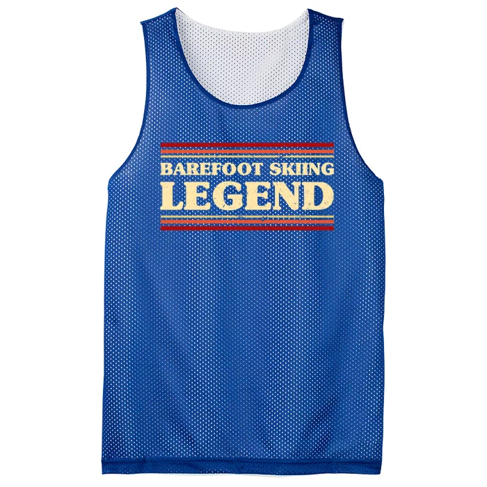 Barefoot Skiing Legend Barefooting Adventure Sports Gift Mesh Reversible Basketball Jersey Tank