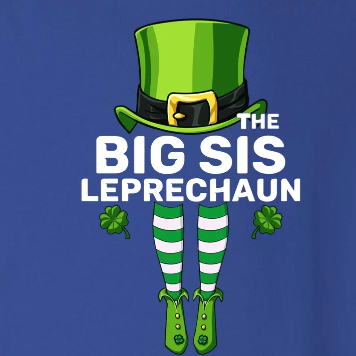 Big Sis Leprechaun Costume Gift Matching Family Gift Toddler Long Sleeve Shirt