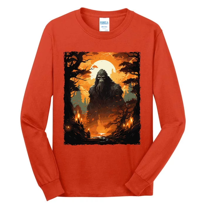 Bigfoot Sasquatch Lovers Tall Long Sleeve T-Shirt