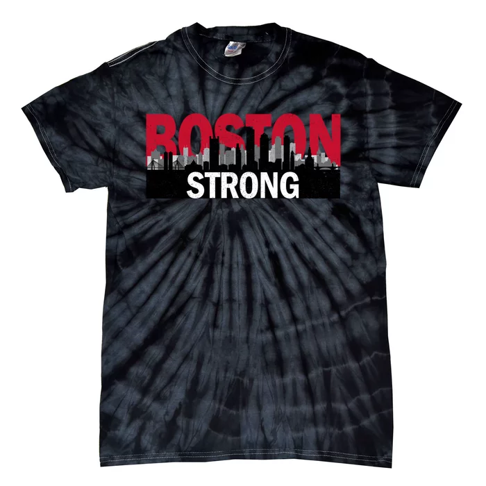 Boston Strong Longsleeve Boston City Tee Tie-Dye T-Shirt