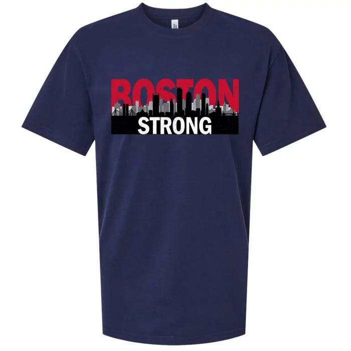 Boston Strong Longsleeve Boston City Tee Sueded Cloud Jersey T-Shirt