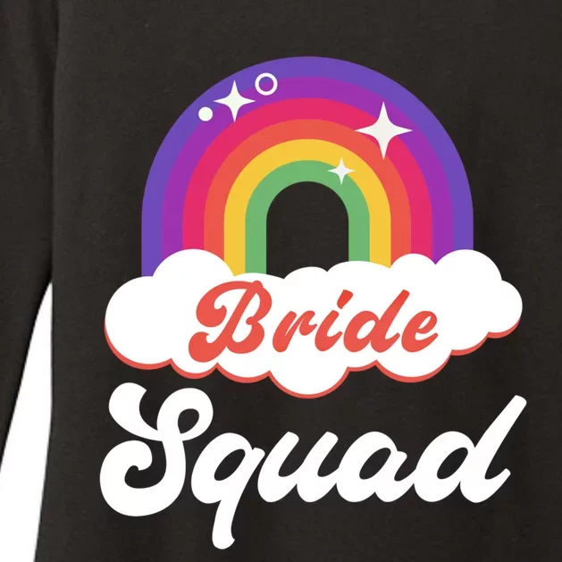 Bride Squad Lesbian Bachelorette Party Gift Womens CVC Long Sleeve Shirt