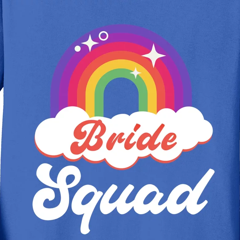 Bride Squad Lesbian Bachelorette Party Gift Kids Long Sleeve Shirt