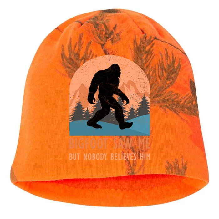 Bigfoot Saw Me But Nobody Believes Him Kati - Camo Knit Beanie