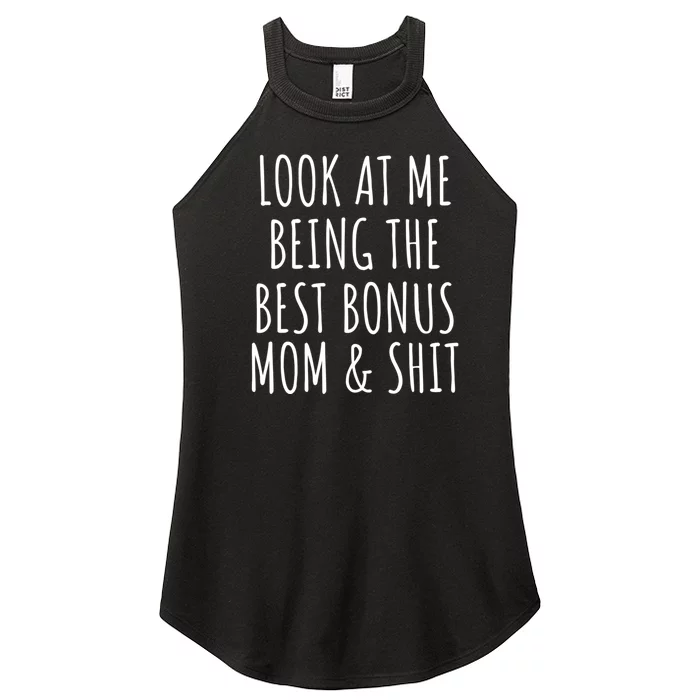 Bonus Step Mom Mothers Day From Stepdaughter Stepson Stepmom Women’s Perfect Tri Rocker Tank