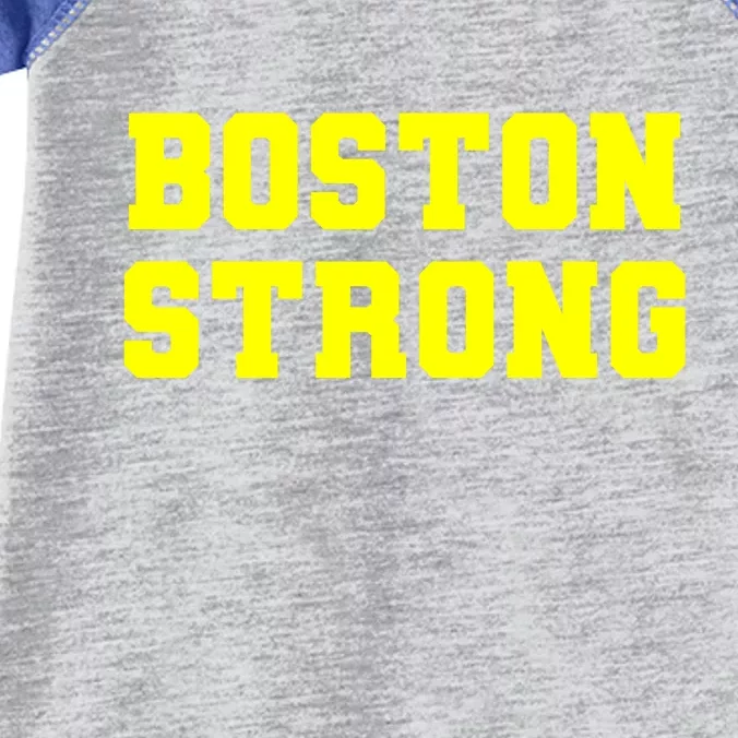 Boston Strong Marathon Running Infant Baby Jersey Bodysuit