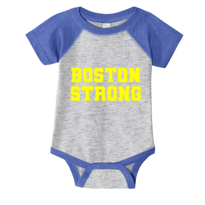 Boston Strong Marathon Running Infant Baby Jersey Bodysuit