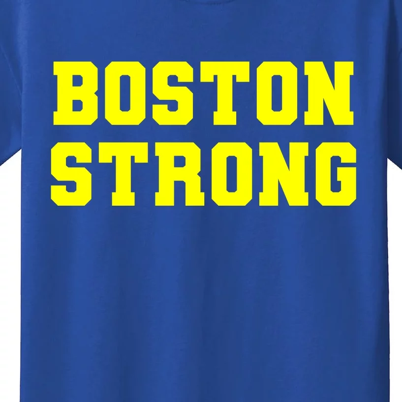 Boston Strong Marathon Running Kids T-Shirt