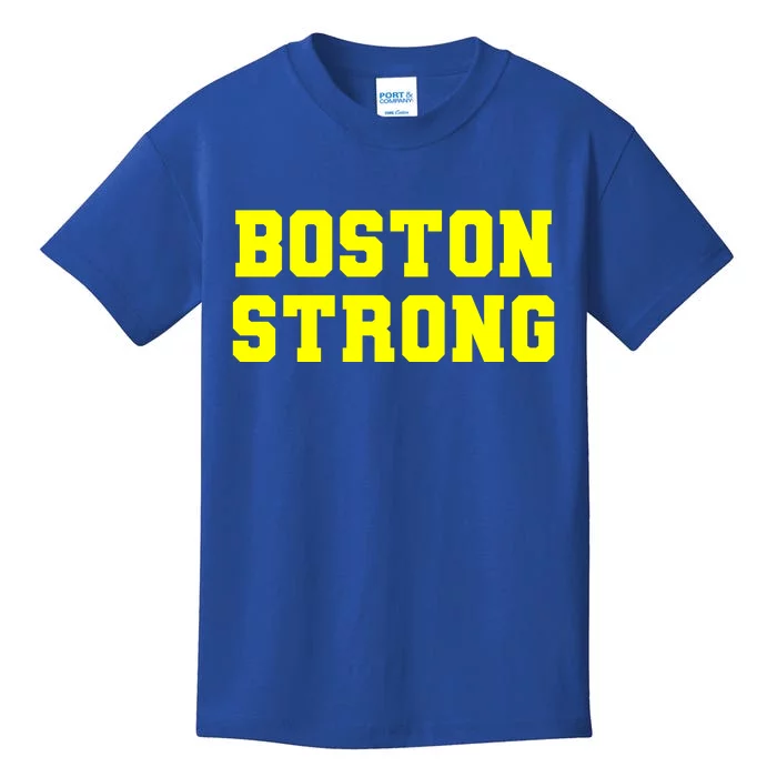 Boston Strong Marathon Running Kids T-Shirt