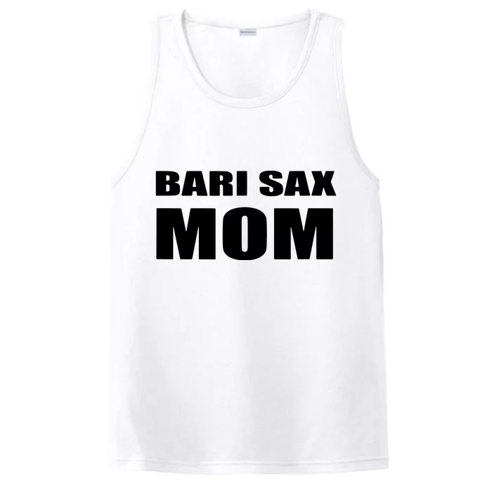 Bari Sax Mom Shirts Band Baritone Saxophone Mother Tee Performance Tank