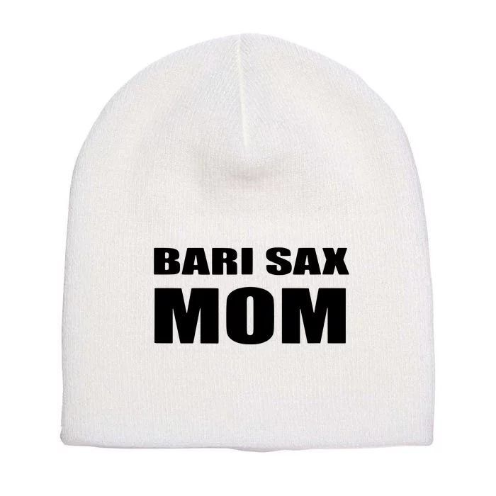 Bari Sax Mom Shirts Band Baritone Saxophone Mother Tee Short Acrylic Beanie