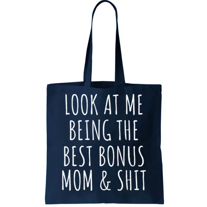 Bonus Step Mom Mothers Day From Stepdaughter Stepson Stepmom Tote Bag