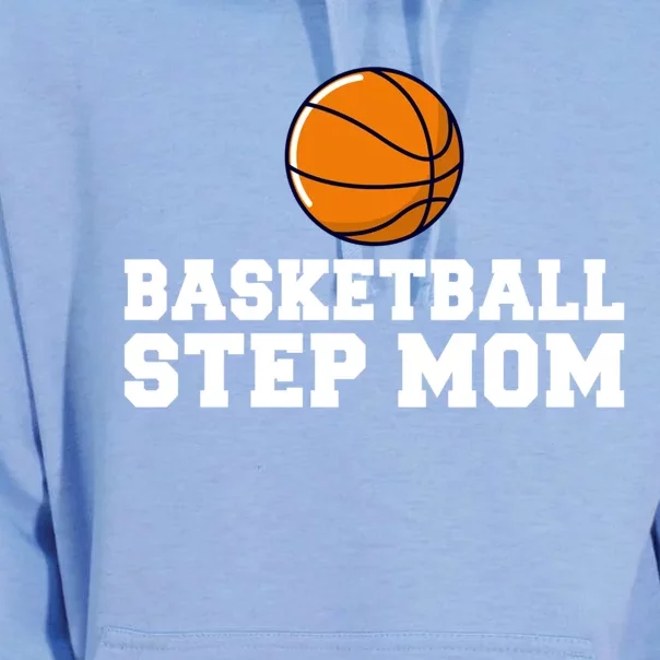 Basketball Step Mom Family Basketball Bonus Mom Gift Unisex Surf Hoodie