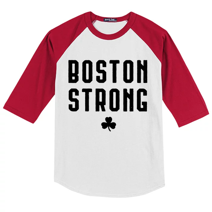 Boston Strong Marathon Memorial Kids Colorblock Raglan Jersey