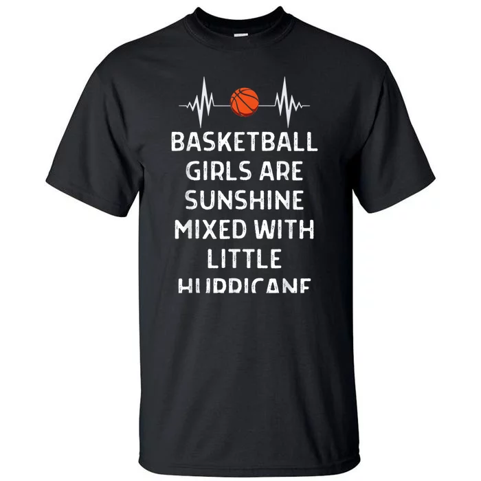 Basketball Sunshine Mixed Little Hurricane Women Men Tall T-Shirt