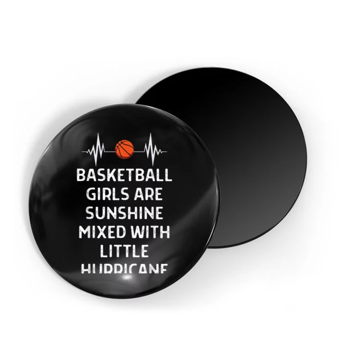 Basketball Sunshine Mixed Little Hurricane Women Men Magnet