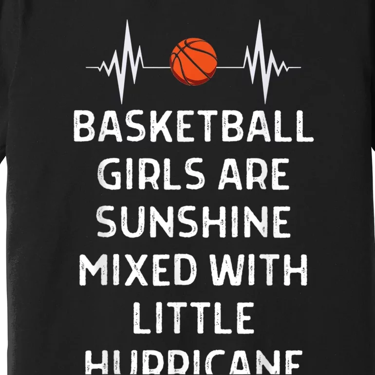 Basketball Sunshine Mixed Little Hurricane Women Men Premium T-Shirt