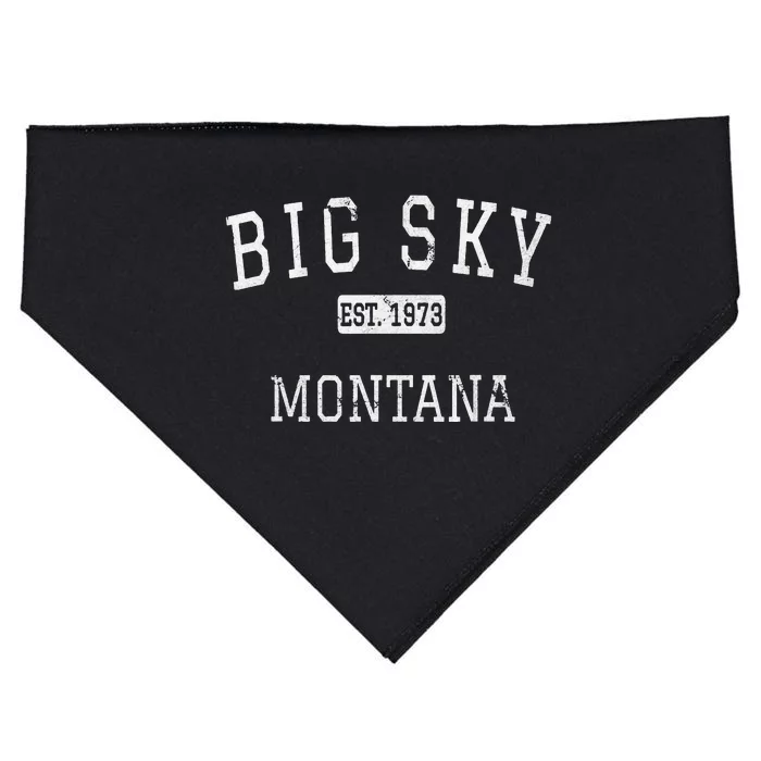 Big Sky Montana MT Vintage USA-Made Doggie Bandana